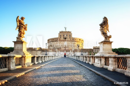 Picture of Castel SantAngelo at dawn Rome
